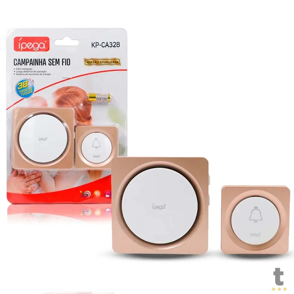 Campainha Sem Fio Com Bateria Ipega - KP-CA328 Truedata